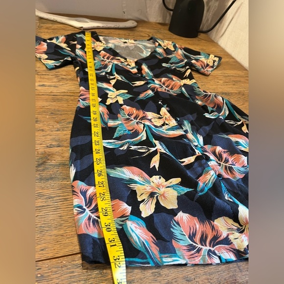 Floral Button-Front Mini Dress - Roxy XS - Picture 5 of 7